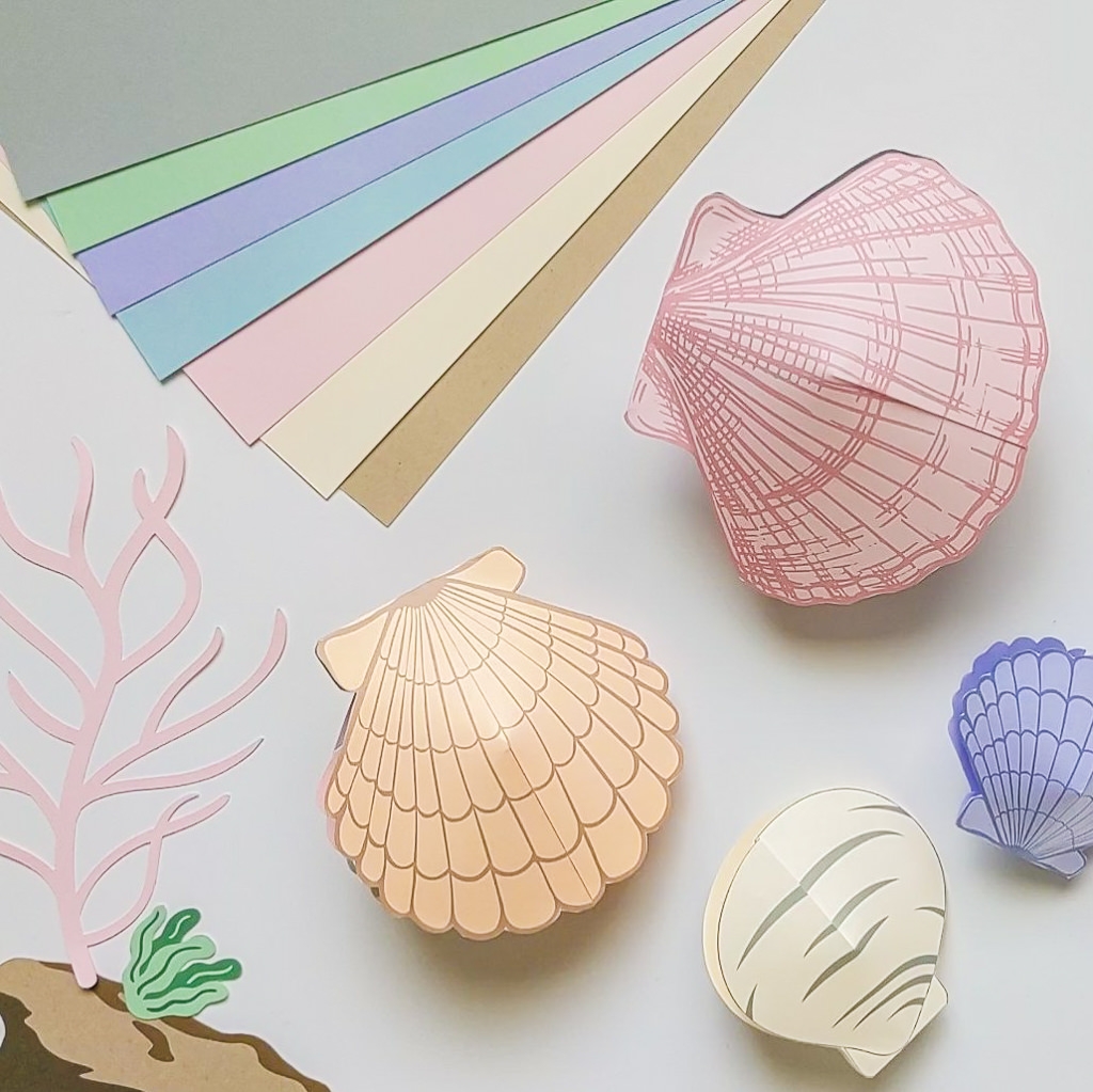 printable seashell template
