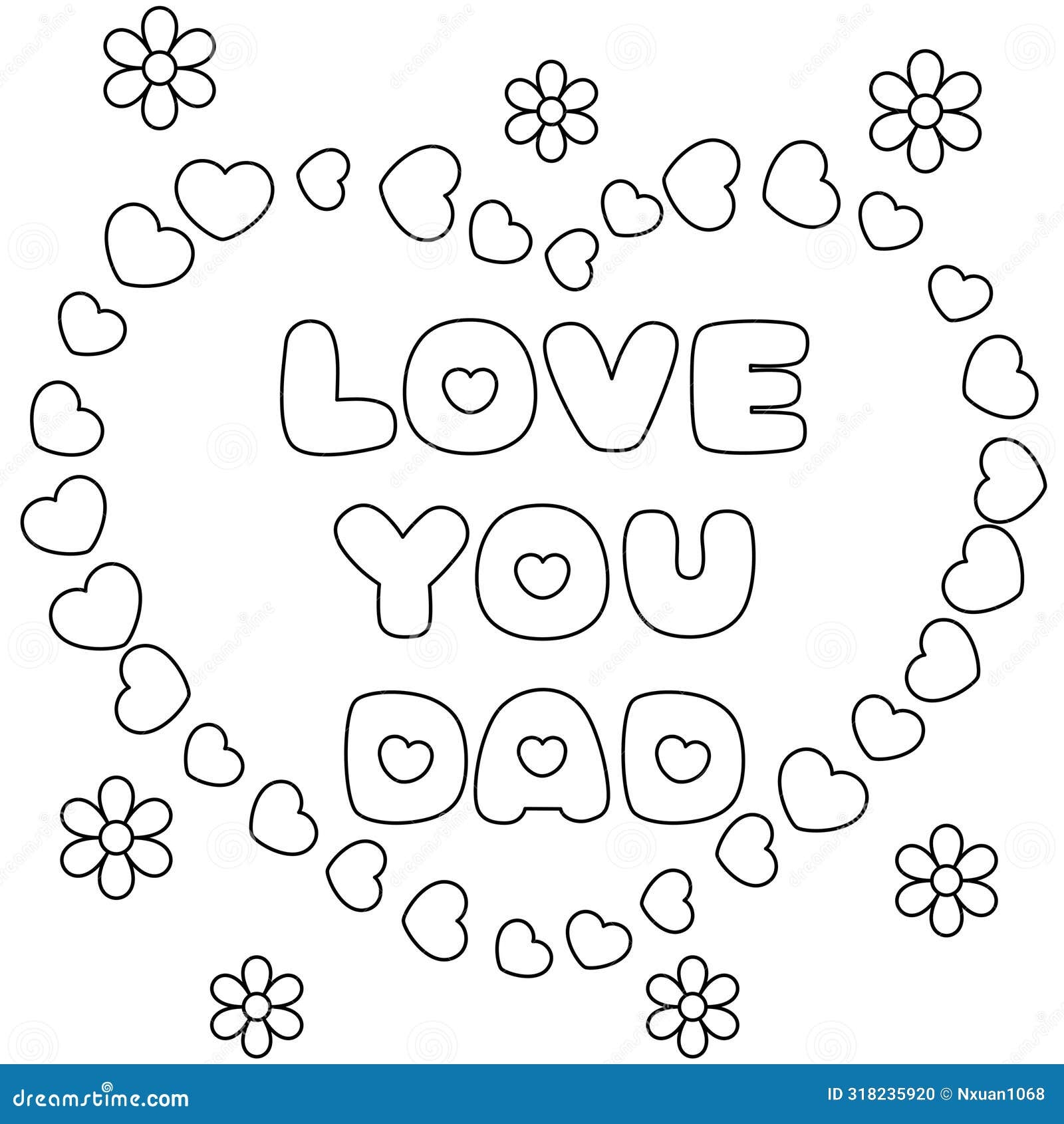 father's day coloring page