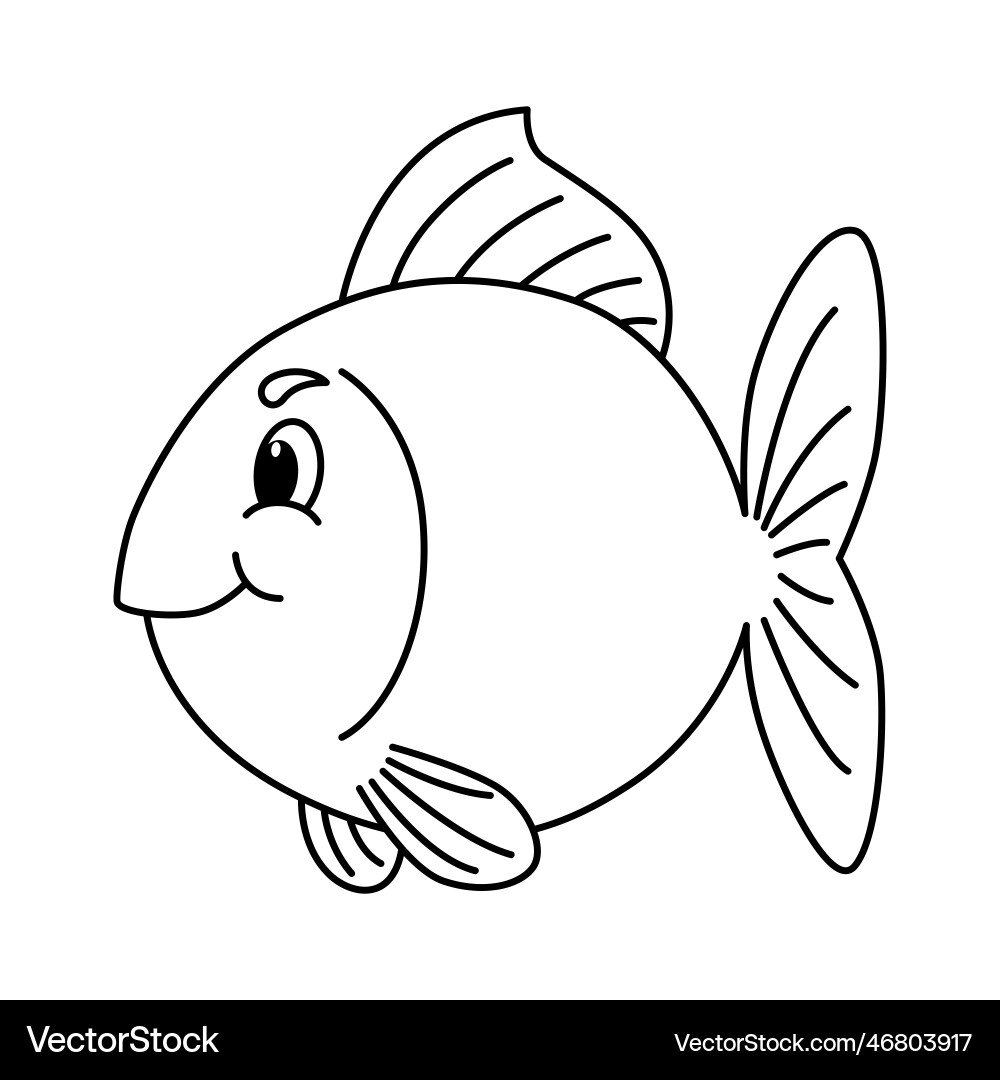 fish coloring book pages