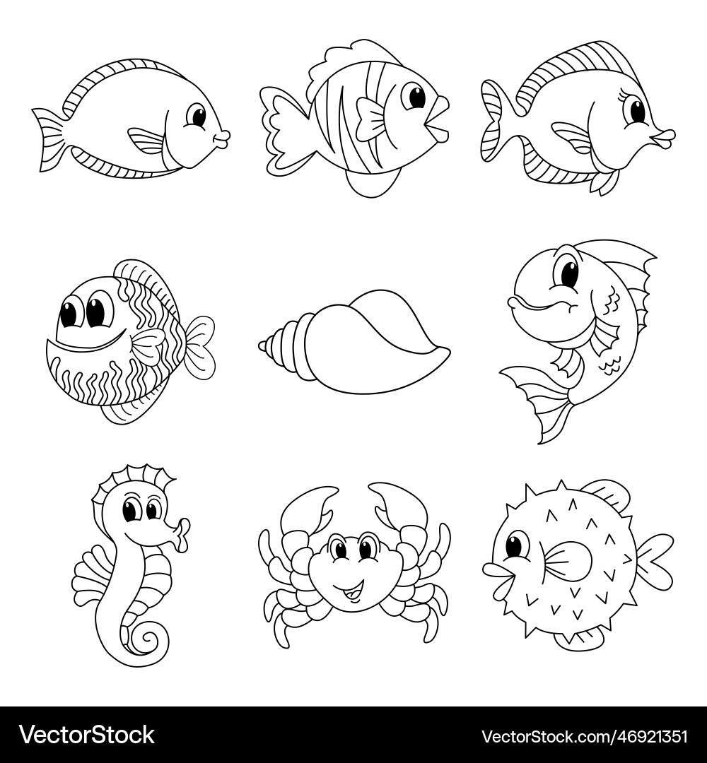coloring pictures of fishes
