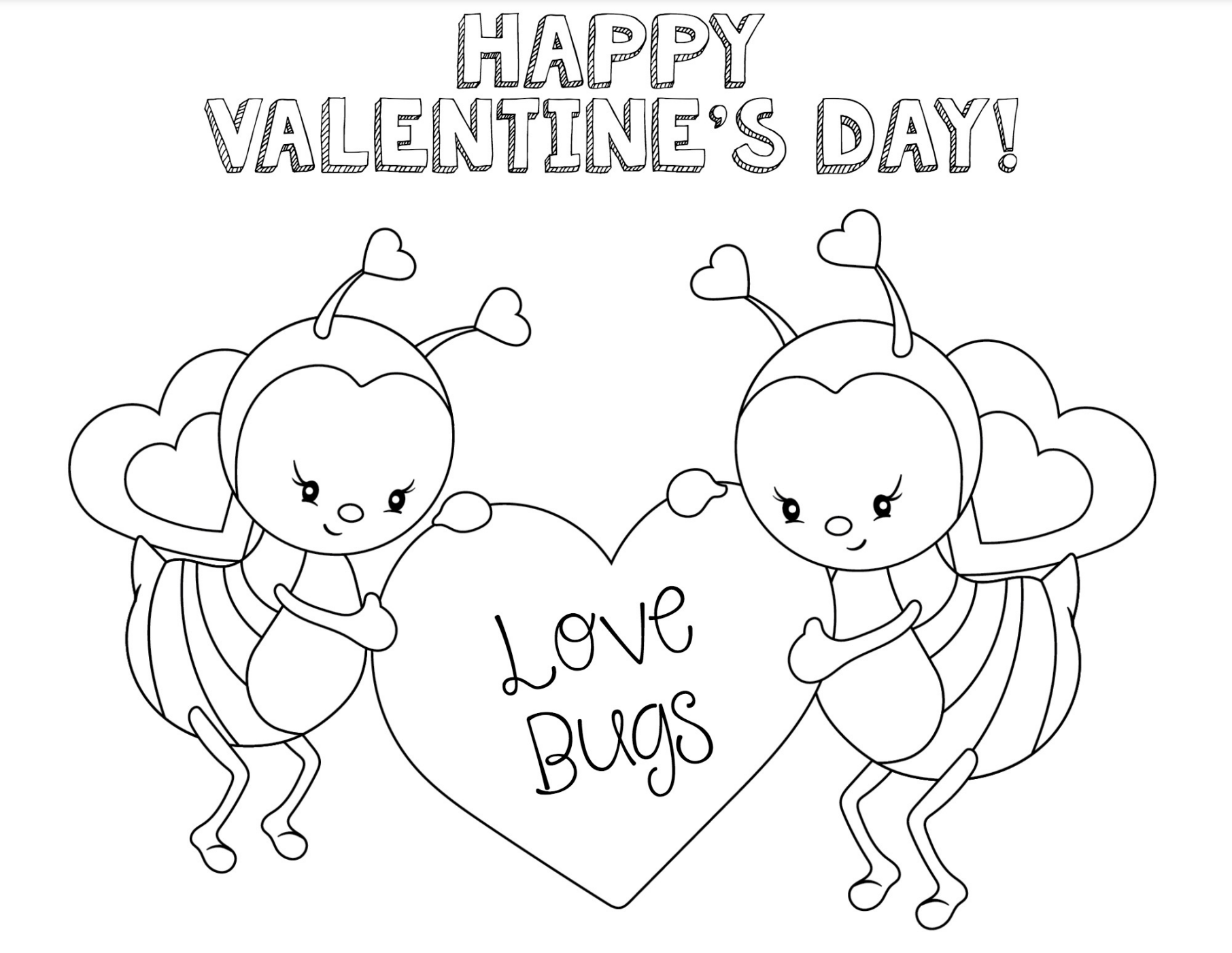valentines day coloring pictures