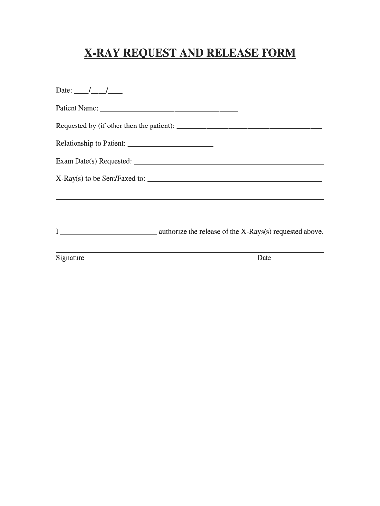 Dental Health Of Rockland X Ray Request And Form Fill Online Printable Fillable Blank PdfFiller