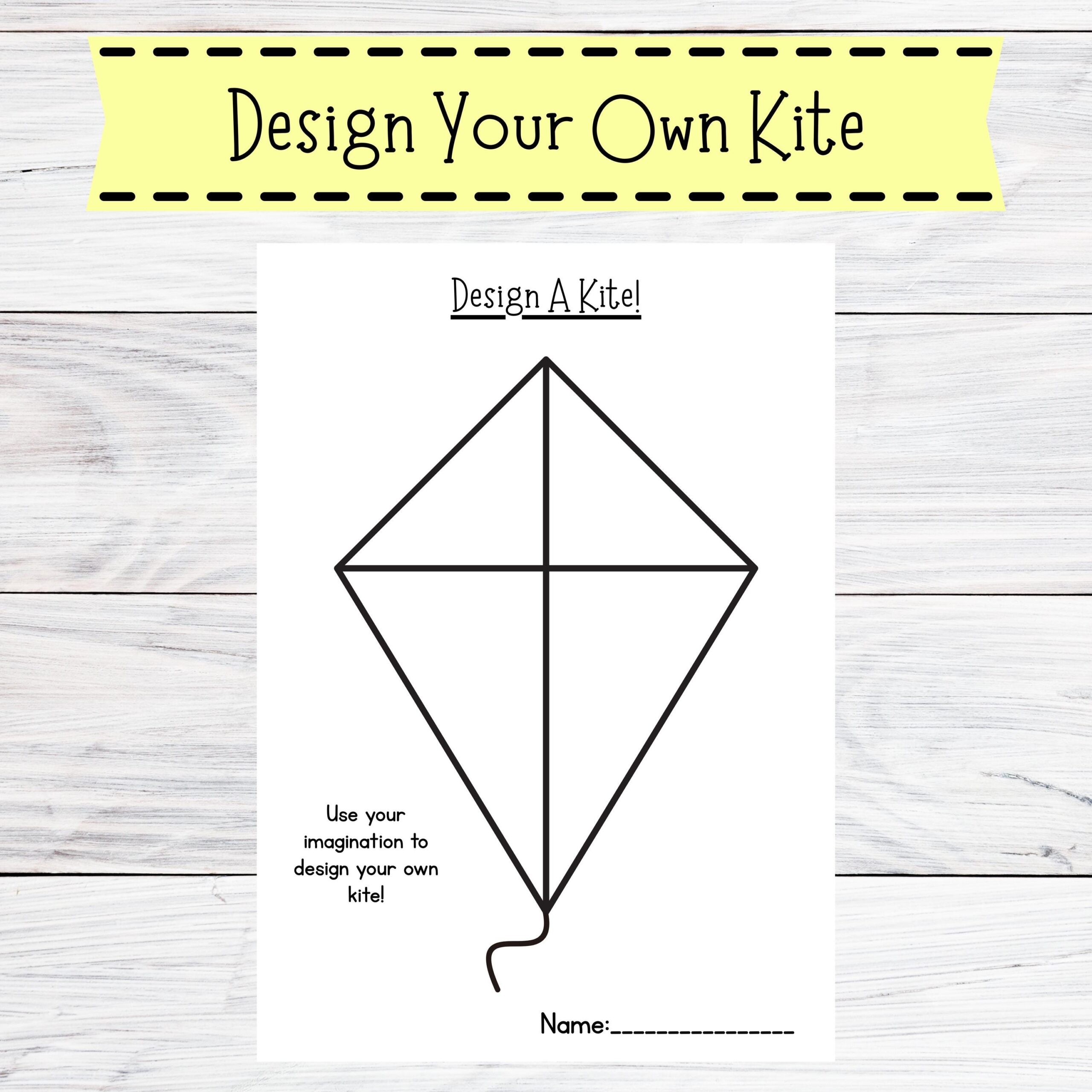 free printable kite template