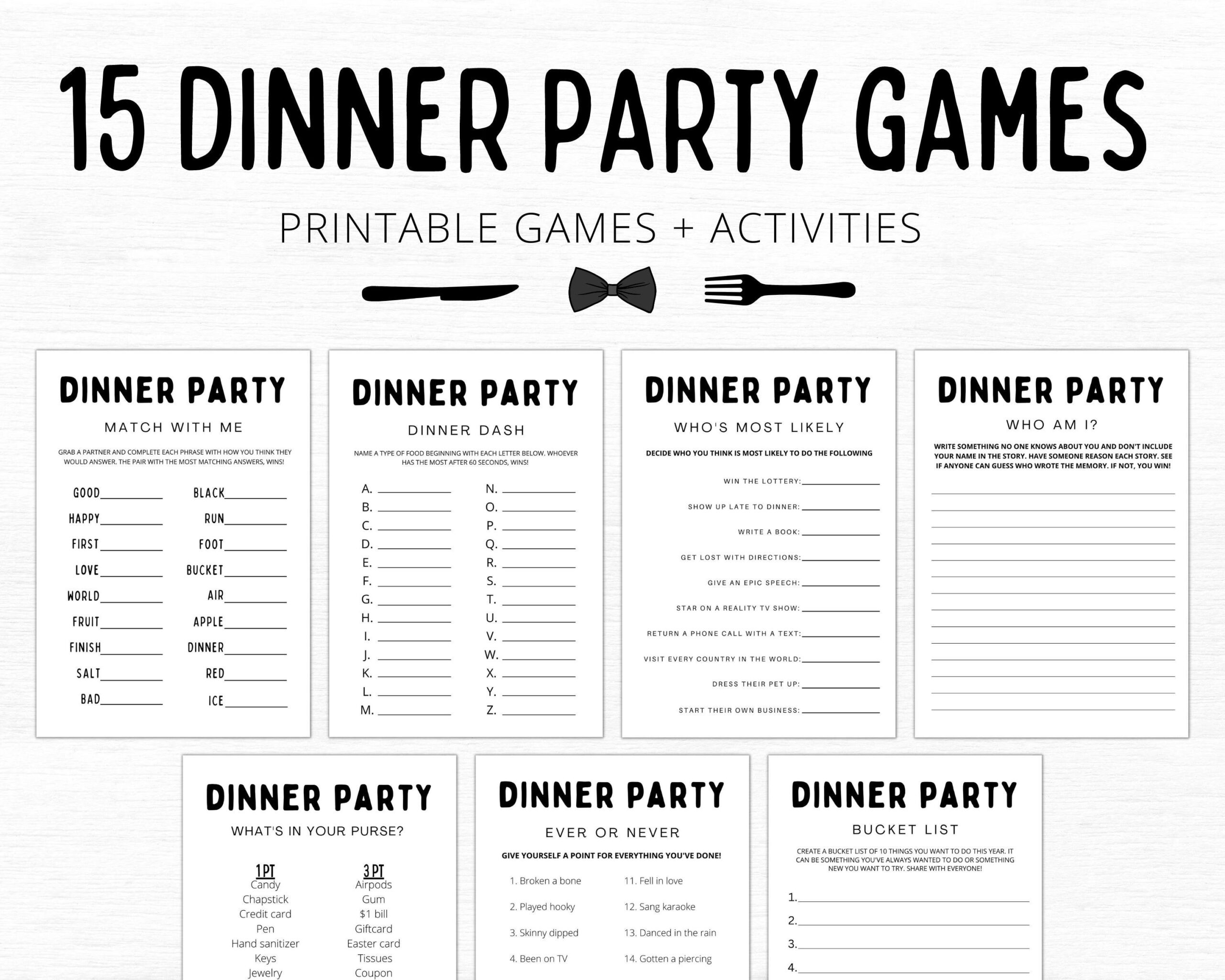 printable games for adults