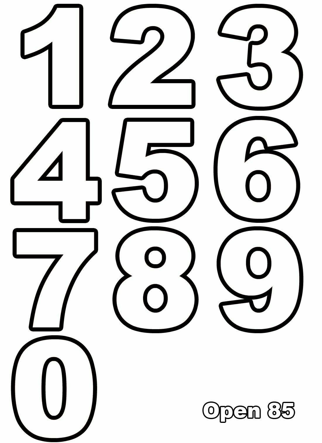 Discover 30 Number Templates And Printable Numbers Ideas On This Pinterest Board Number Templates Free Printable Numbers Templates And More