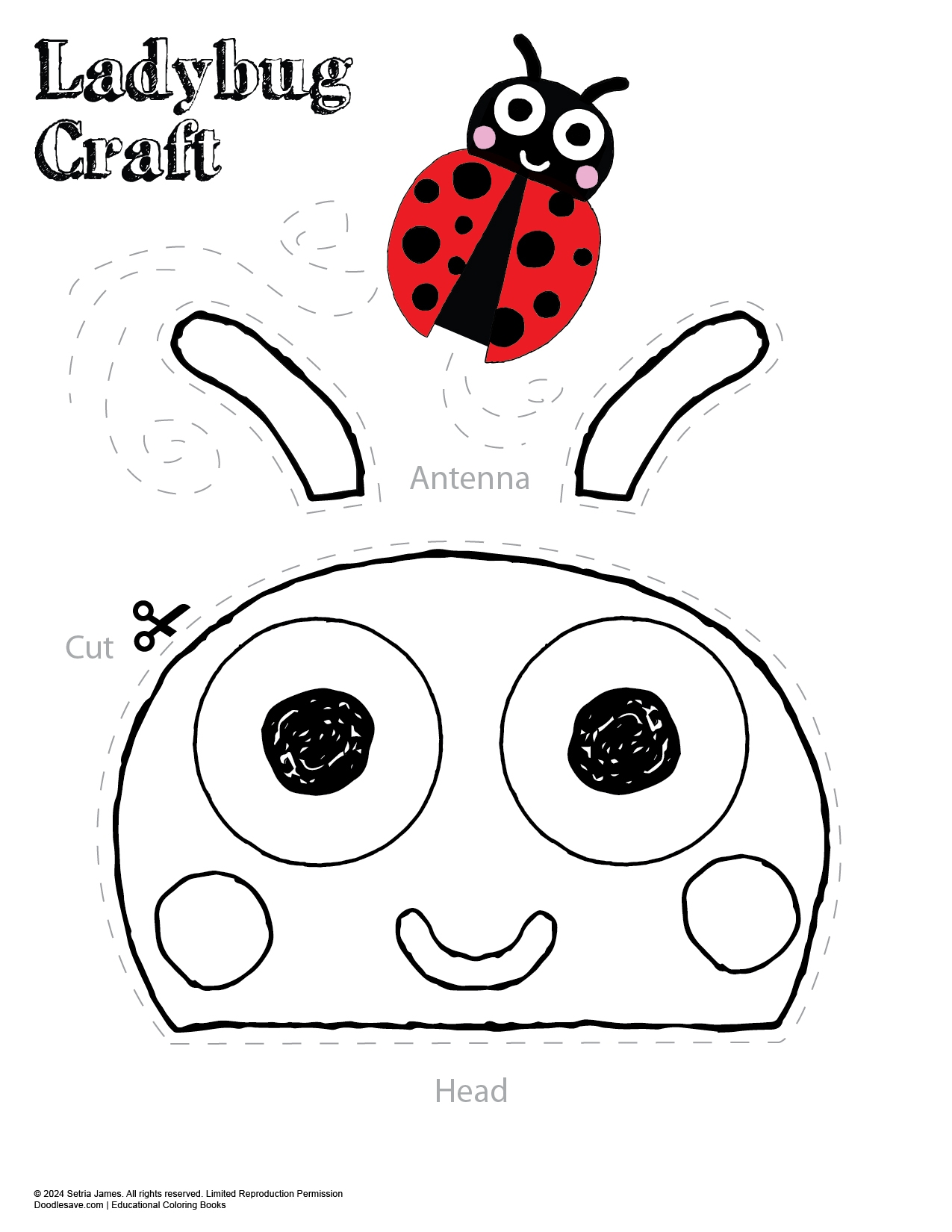 Discovering The Charm Of Ladybugs Fun Facts Free Art And Craft Templates Simple Handmade Crafts Doodles Ave