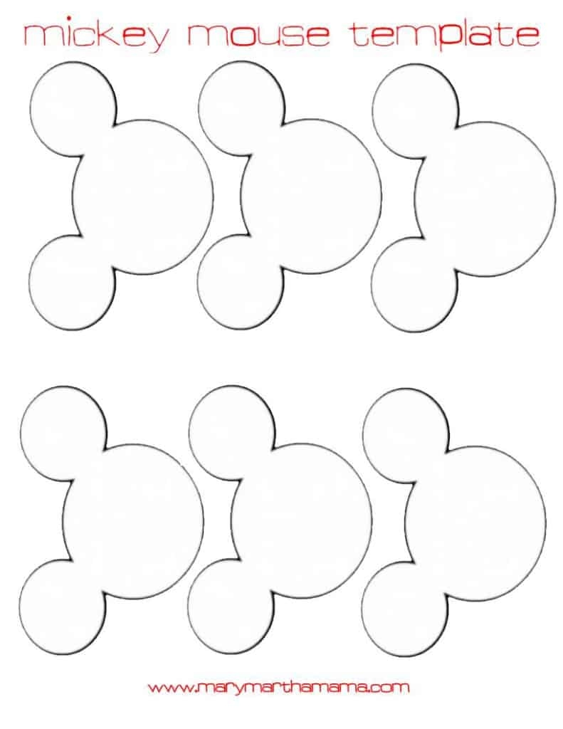 DIY Mickey Mouse Ears Garland Tutorial Mary Martha Mama