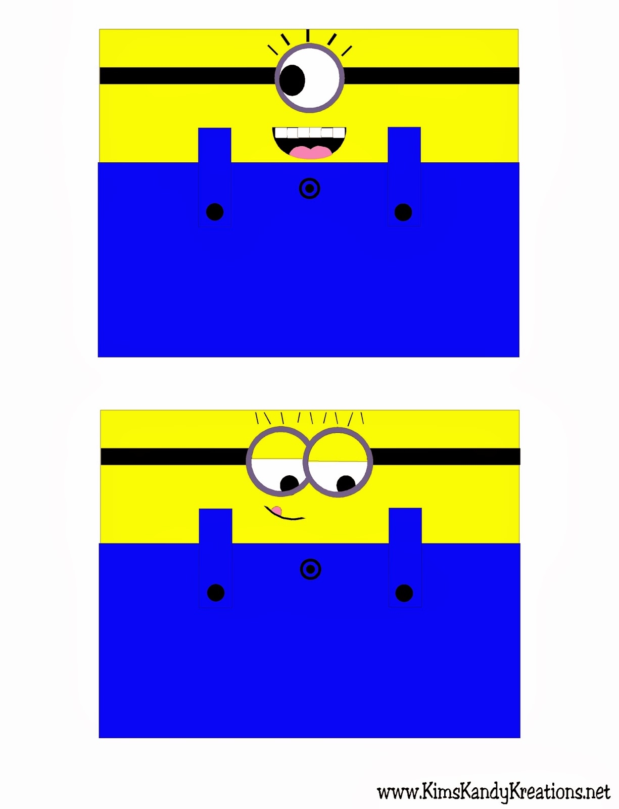 DIY Party Mom Printable Despicable Minion Toilet Paper Craft For My Birthday