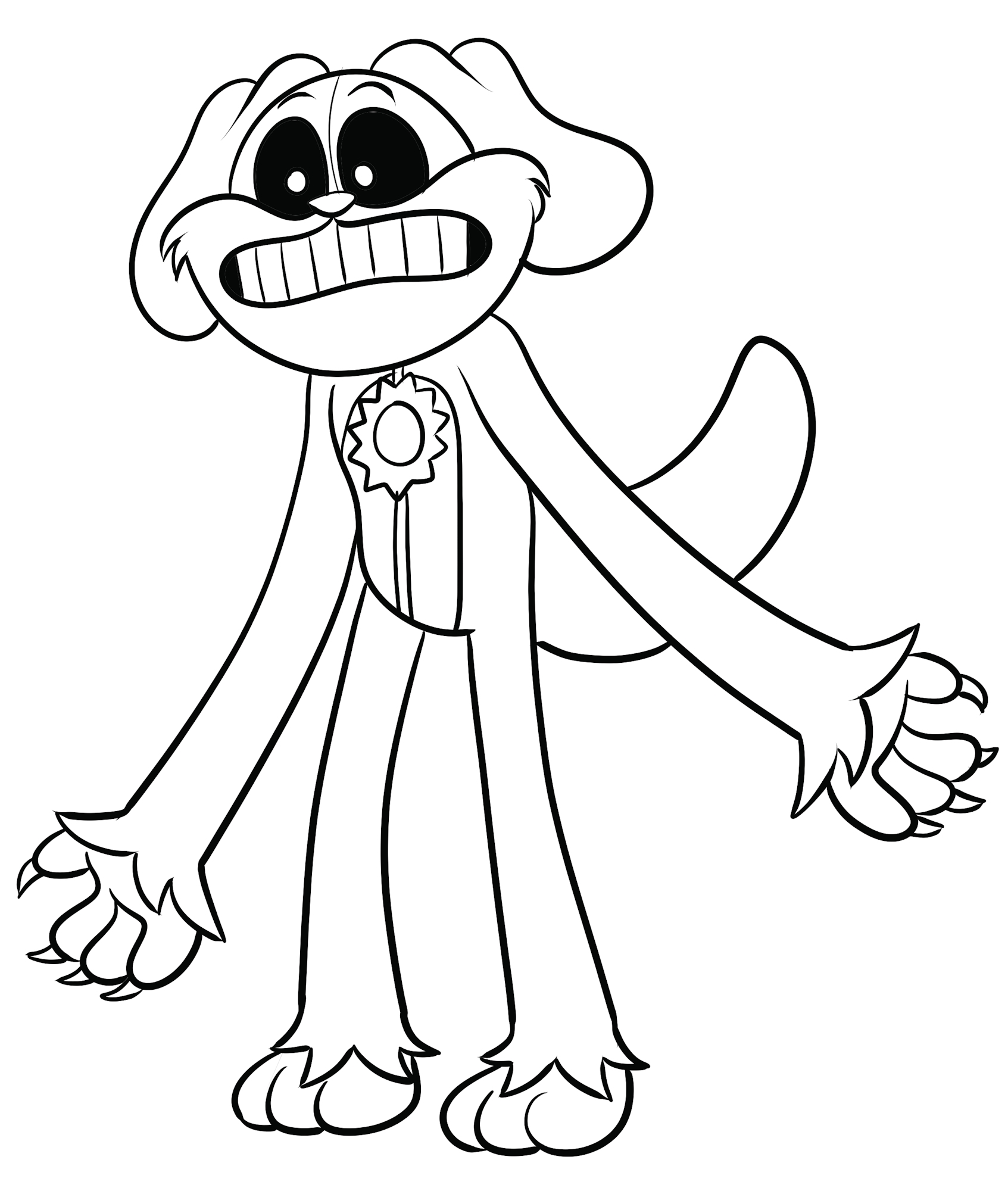dog day coloring page