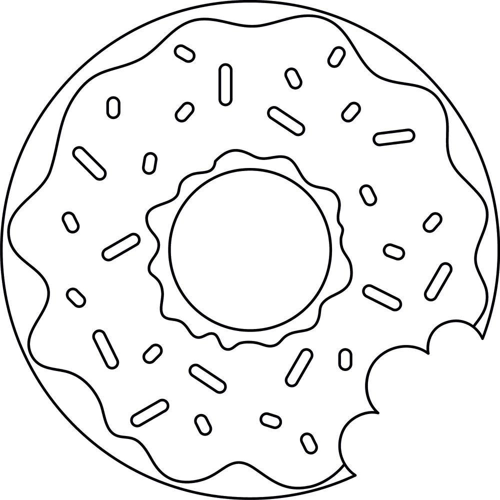 Donut Printable Template Free Printable Paper raft Templates