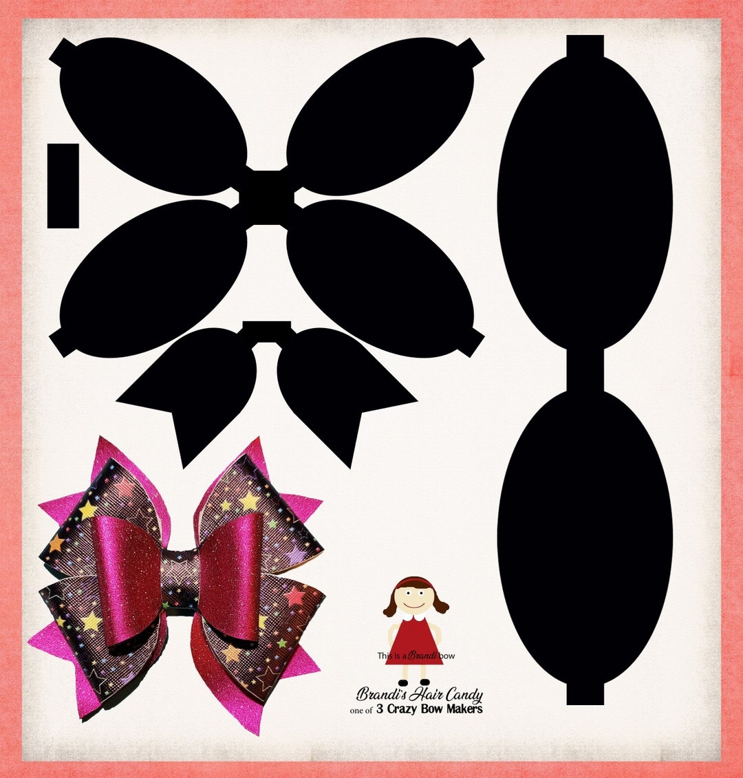bow template printable