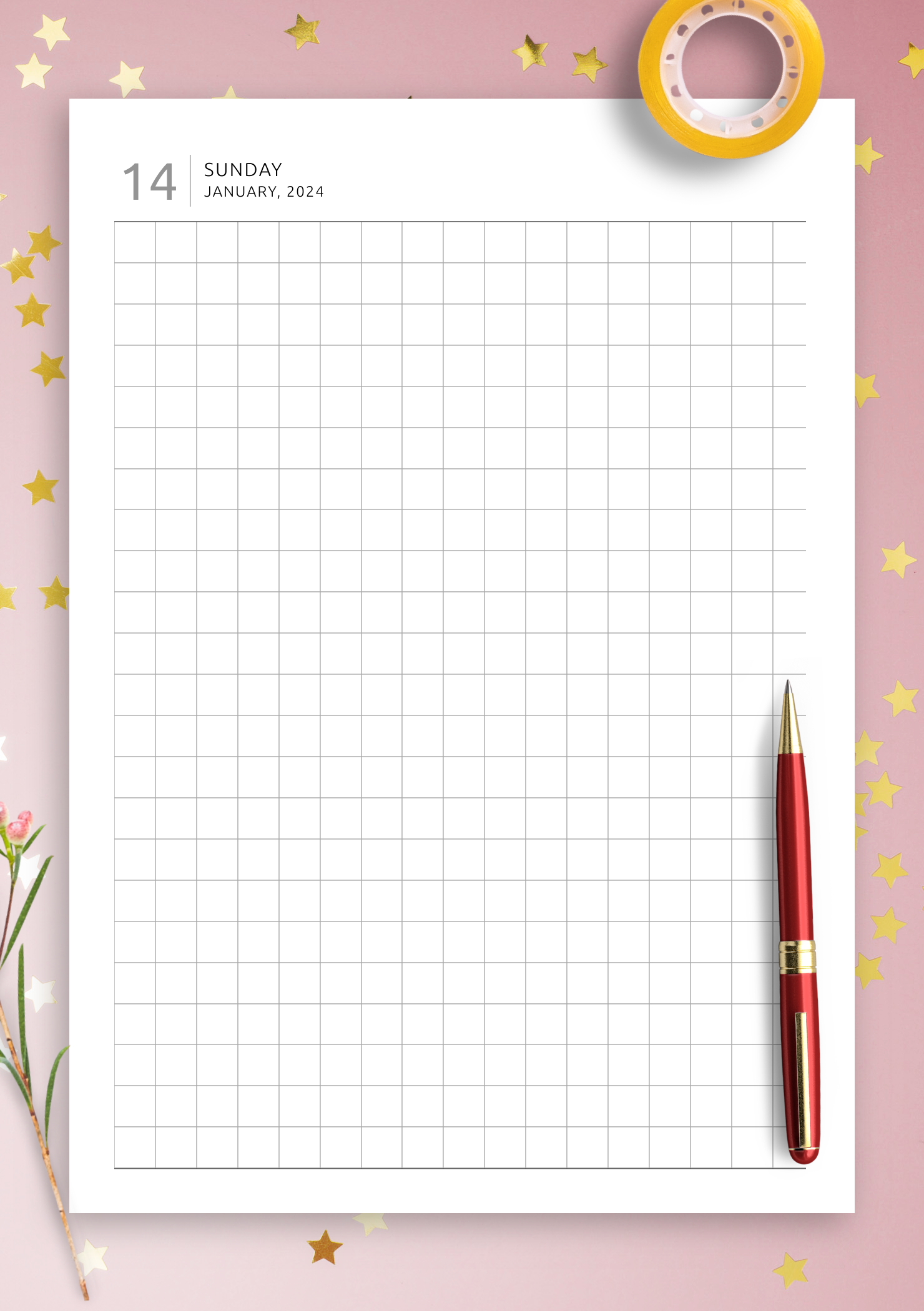 printable square template