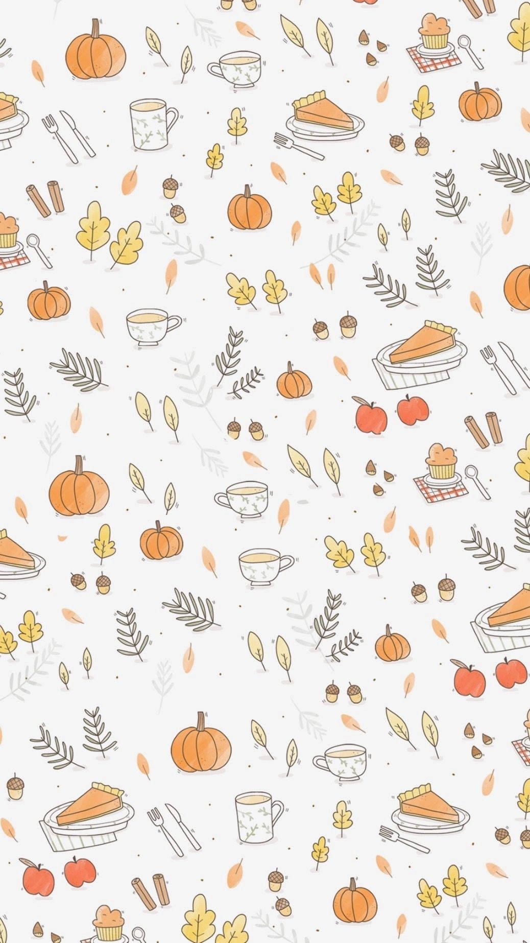 Download Thanksgiving Aesthetic Autumnal Items Wallpaper Wallpapers