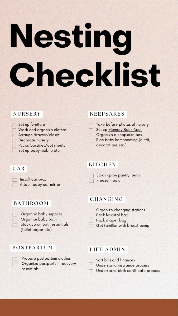 Download Your Free Printable Nesting Checklist Today 