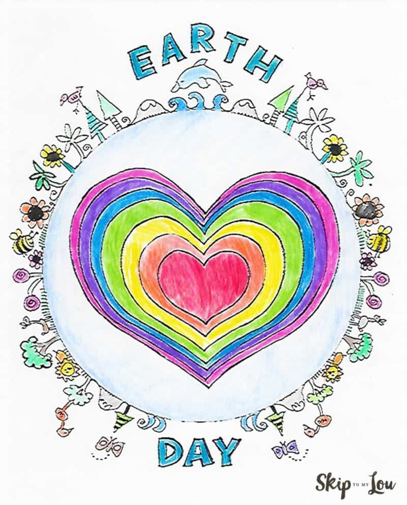 earth day coloring pages