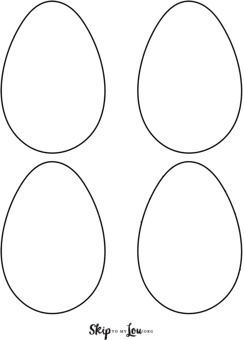 printable egg template