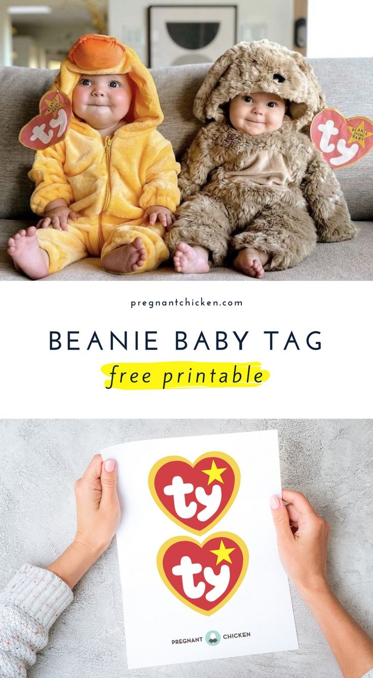 beanie baby tag printable pdf