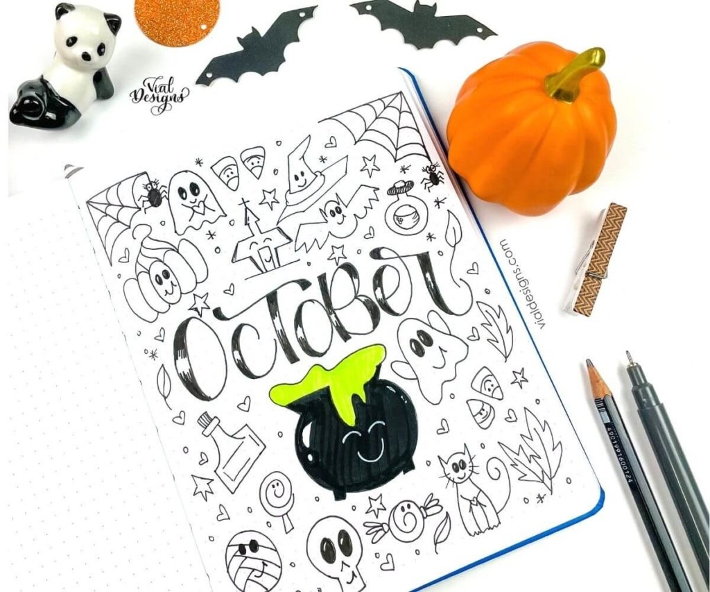 cute easy halloween drawings