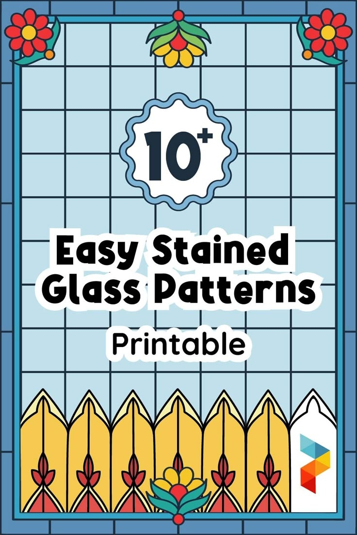 free printable stained glass patterns pdf