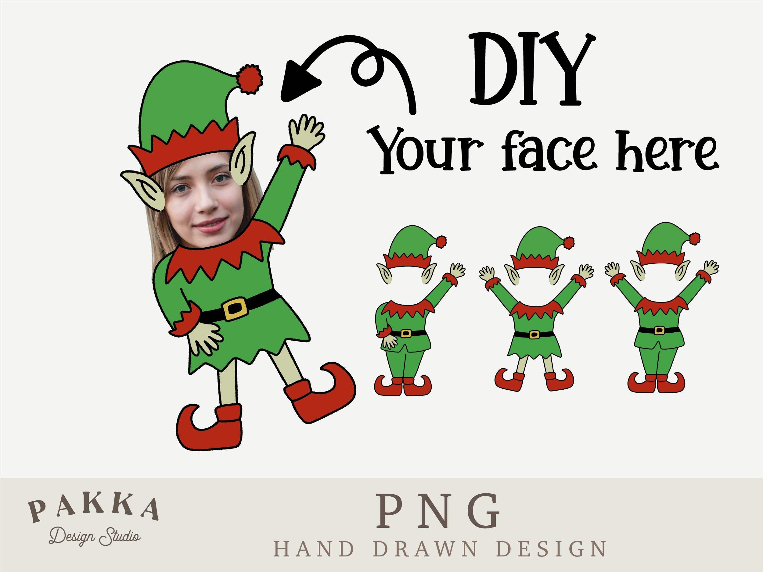 elf yourself template printable