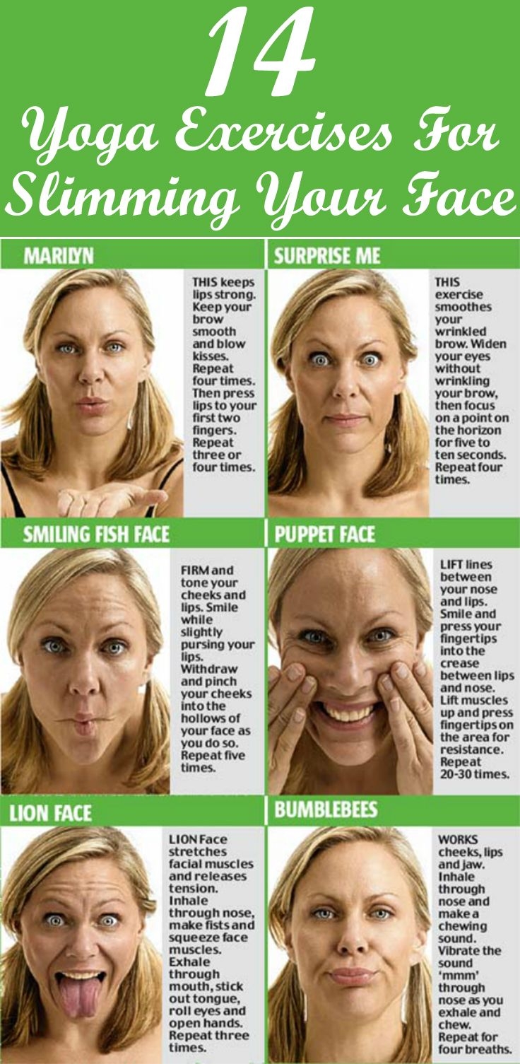 printable face yoga exercises pdf