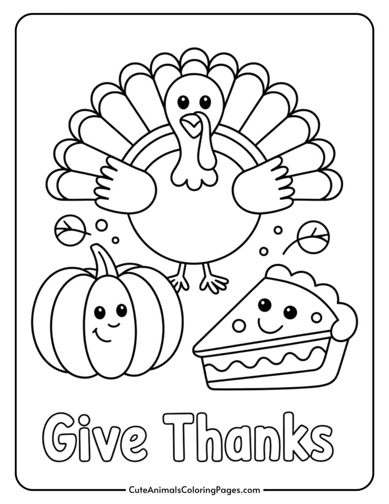 pictures to color thanksgiving