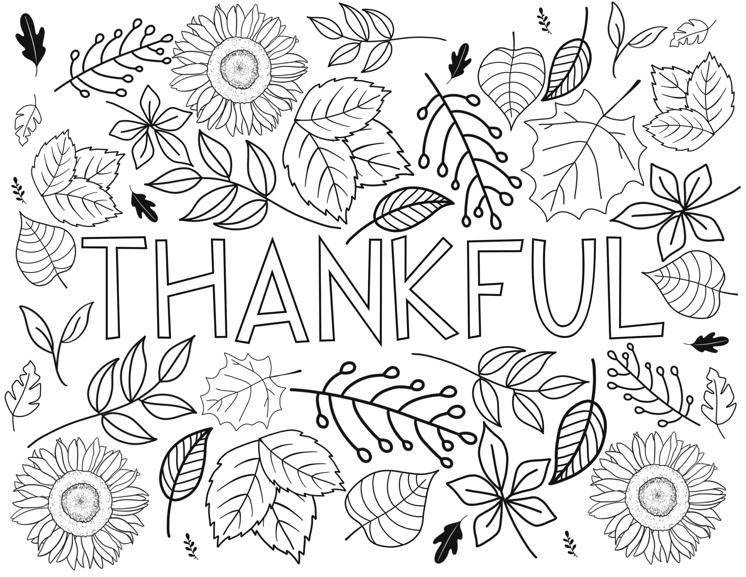 printable autumn coloring