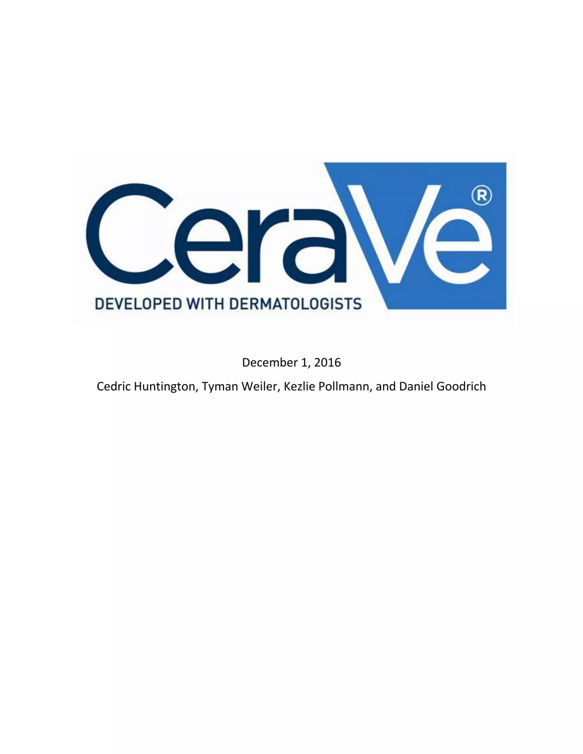 Final Project CeraVe PDF PDF