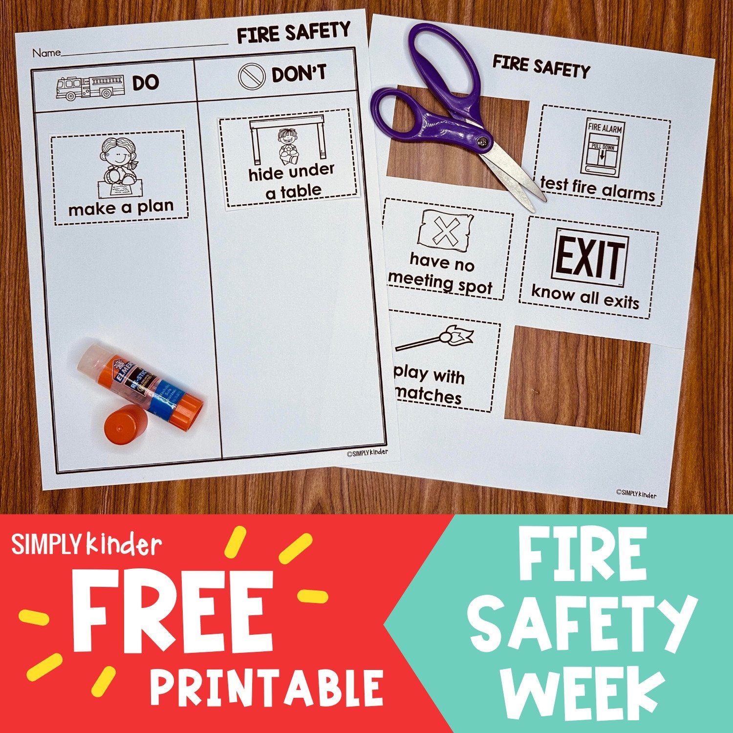 free printable fire safety worksheets pdf