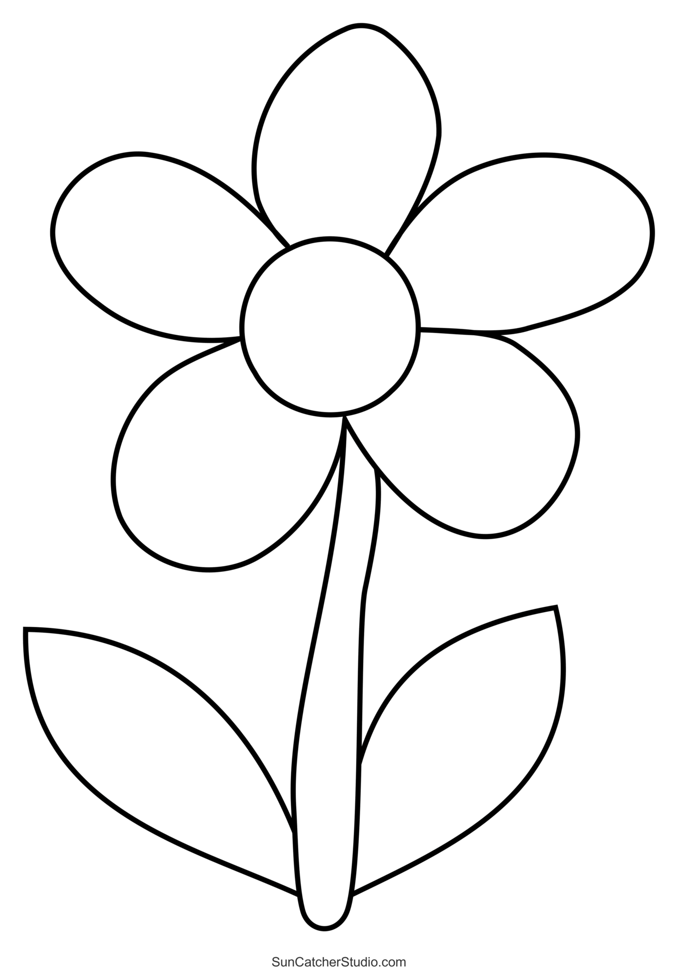 Flower Templates Patterns SVG Files Printable Stencils Free Printables Lettering SVG Files Tools Apps