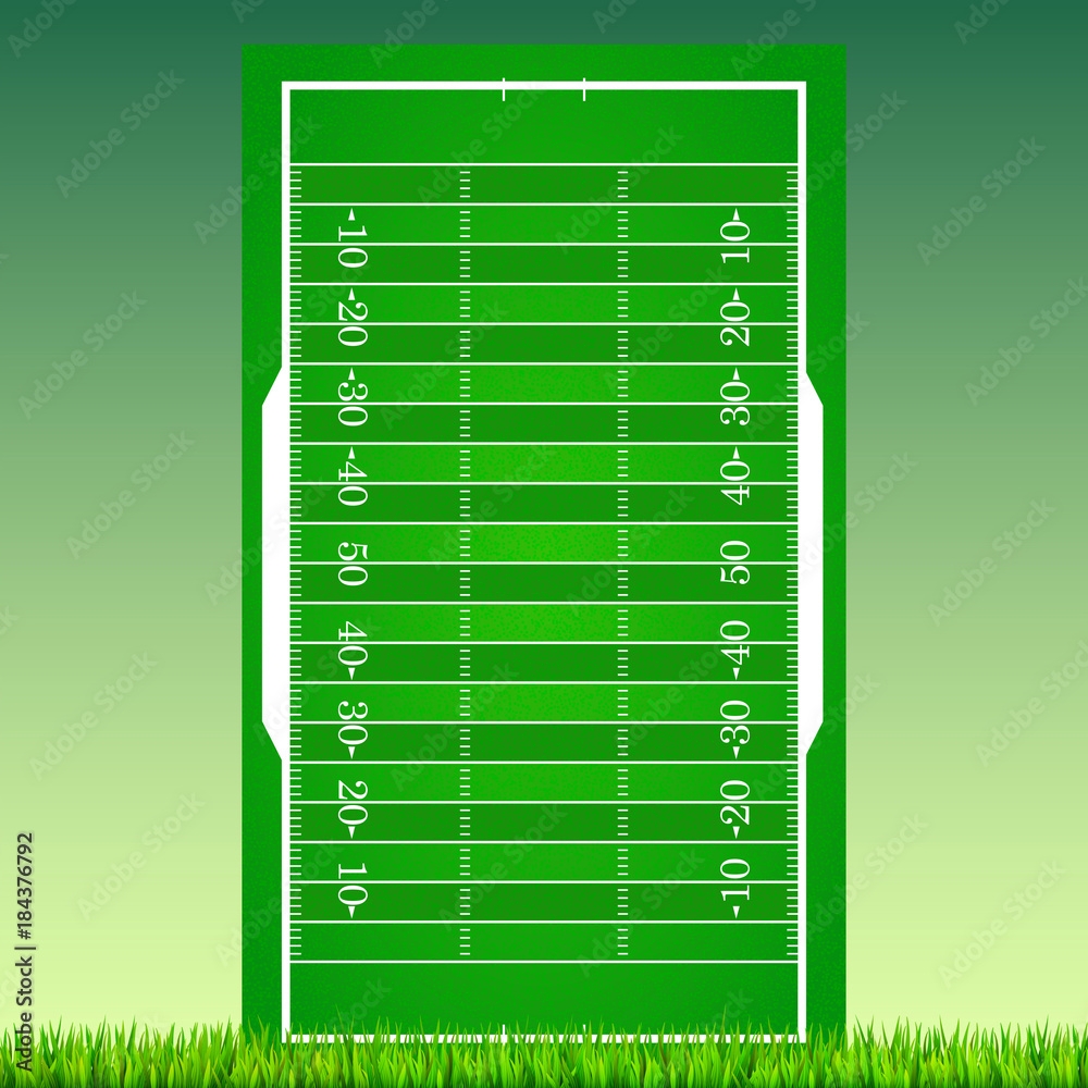 printable football field template