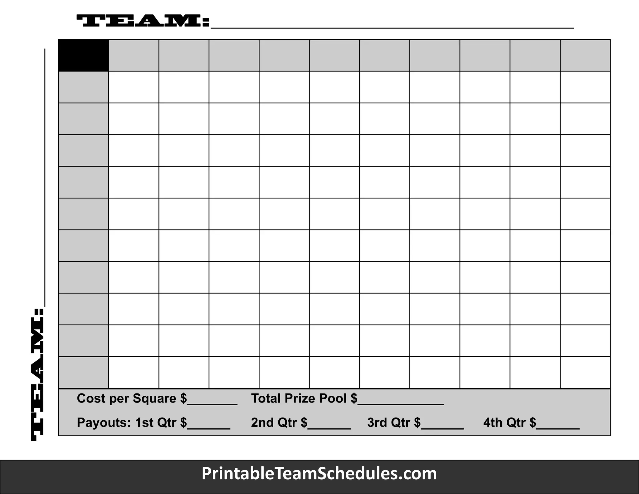 template free printable football squares pdf