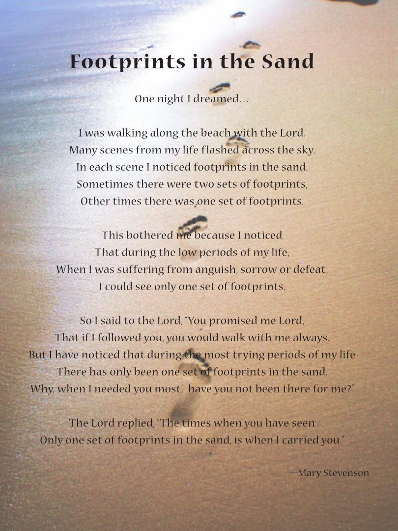 printable footprints in the sand
