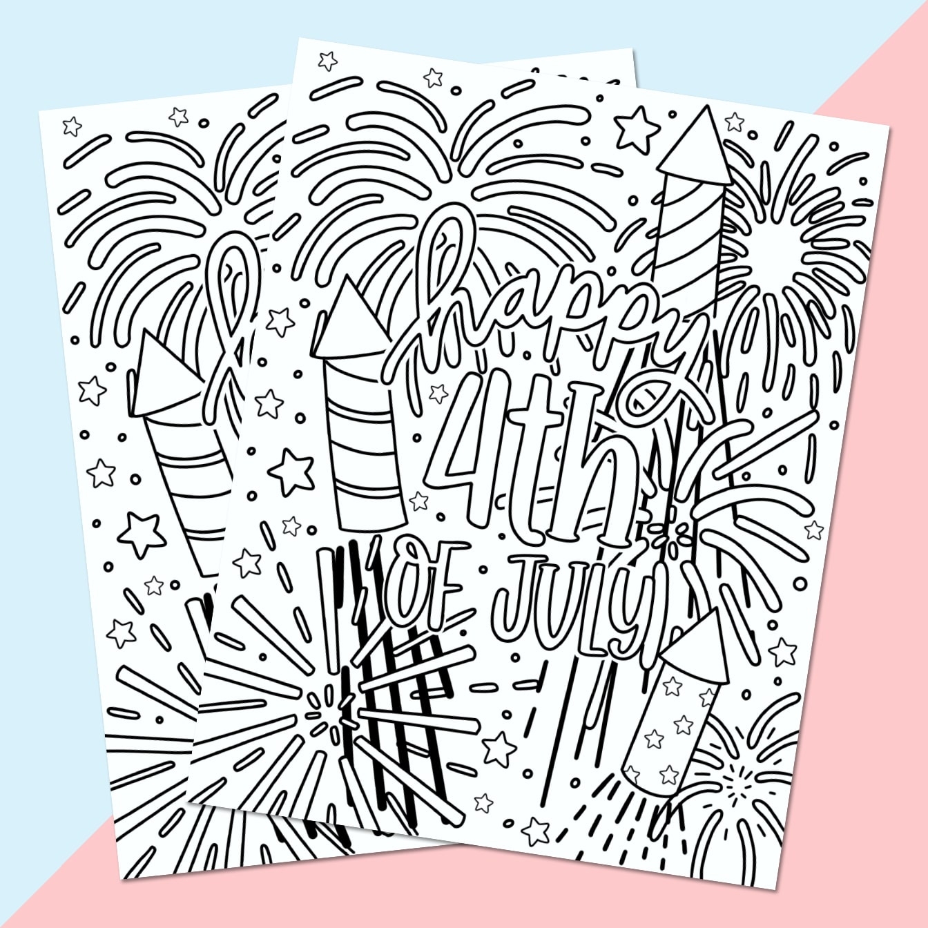 fourth of july coloring pages