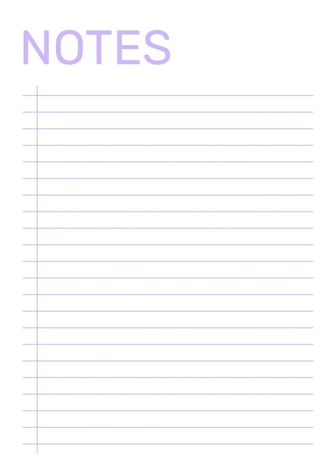 Free And Customizable Notes Templates