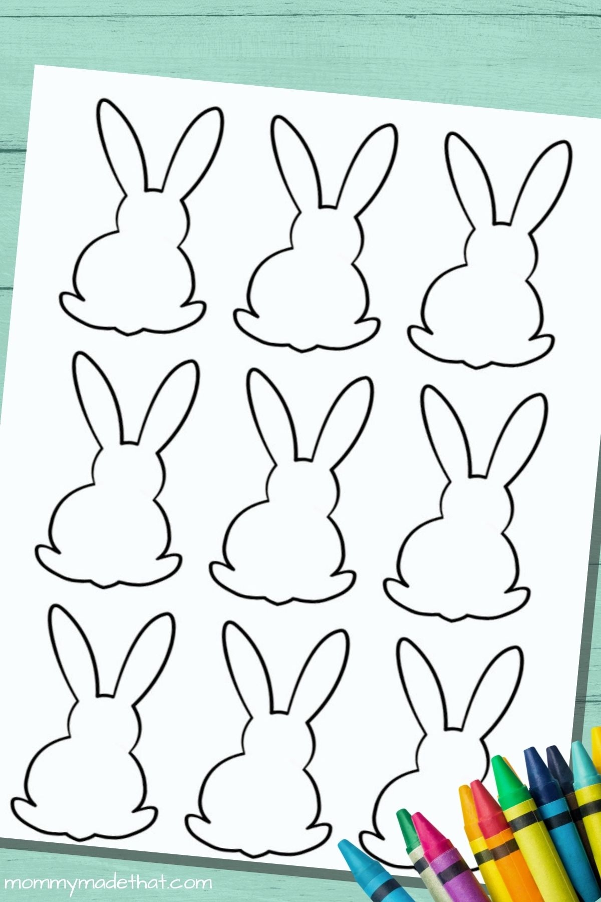 free printable rabbit template