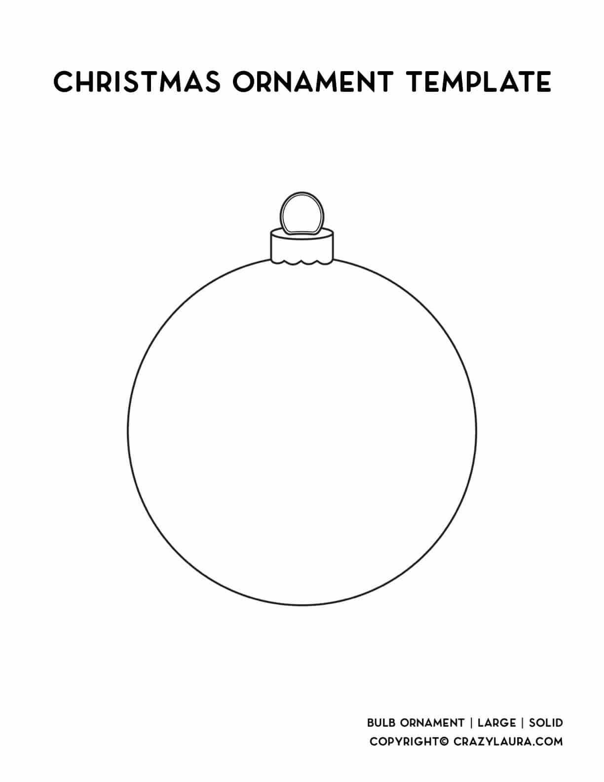 ornaments template printable