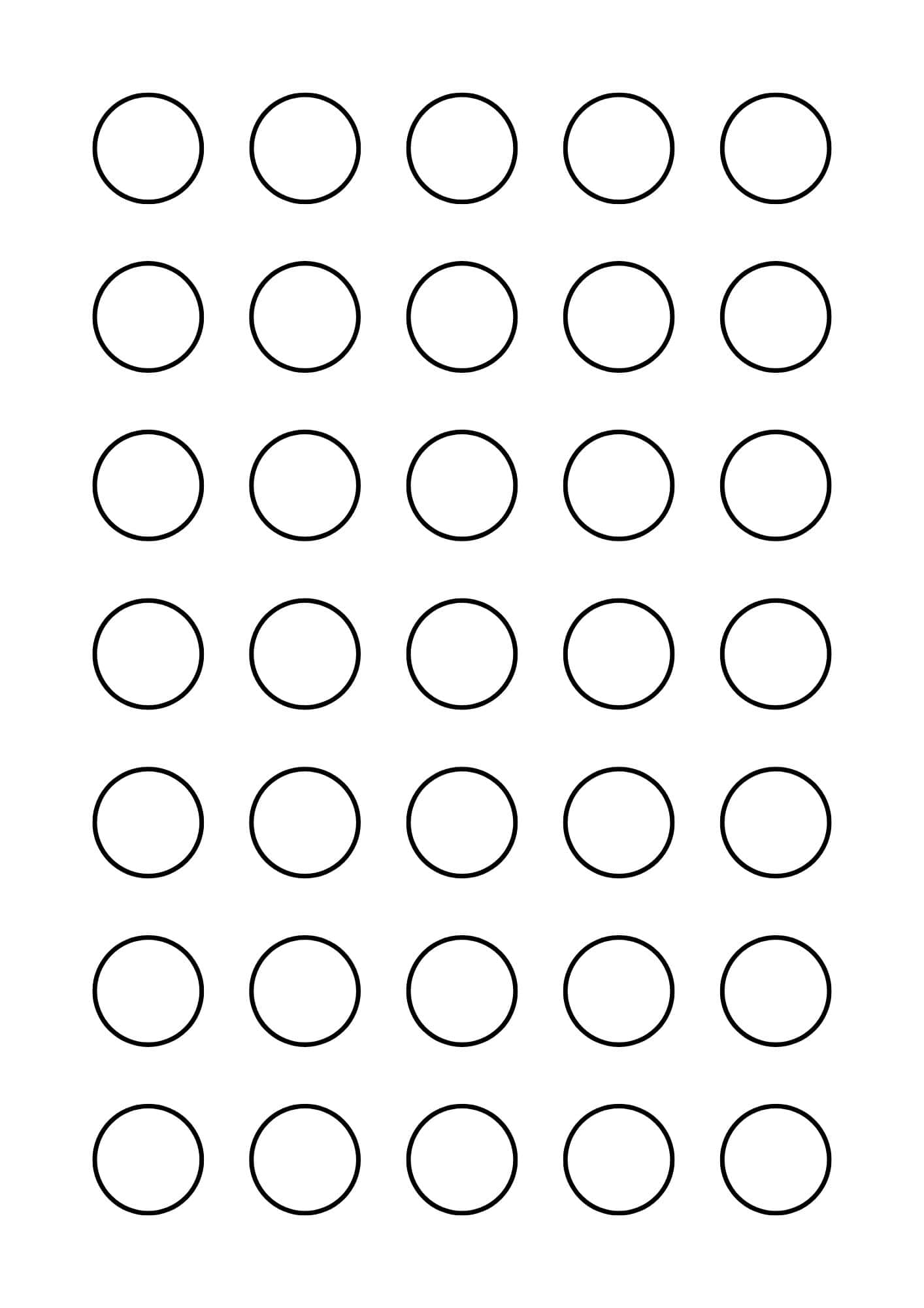 circle templates printable