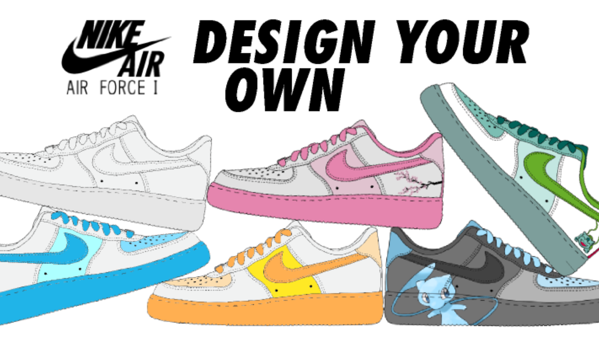 Free Custom Sneaker Builder Air Force 1 Figma