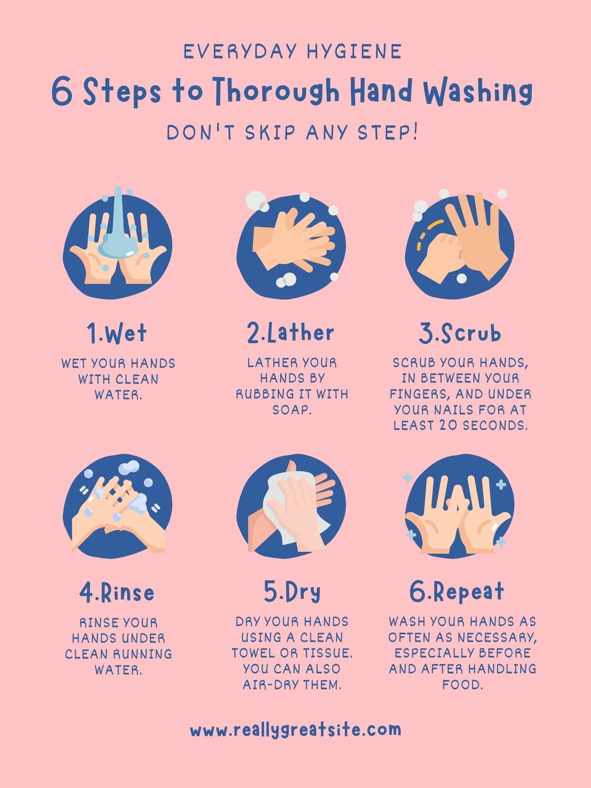 hand washing poster printable pdf