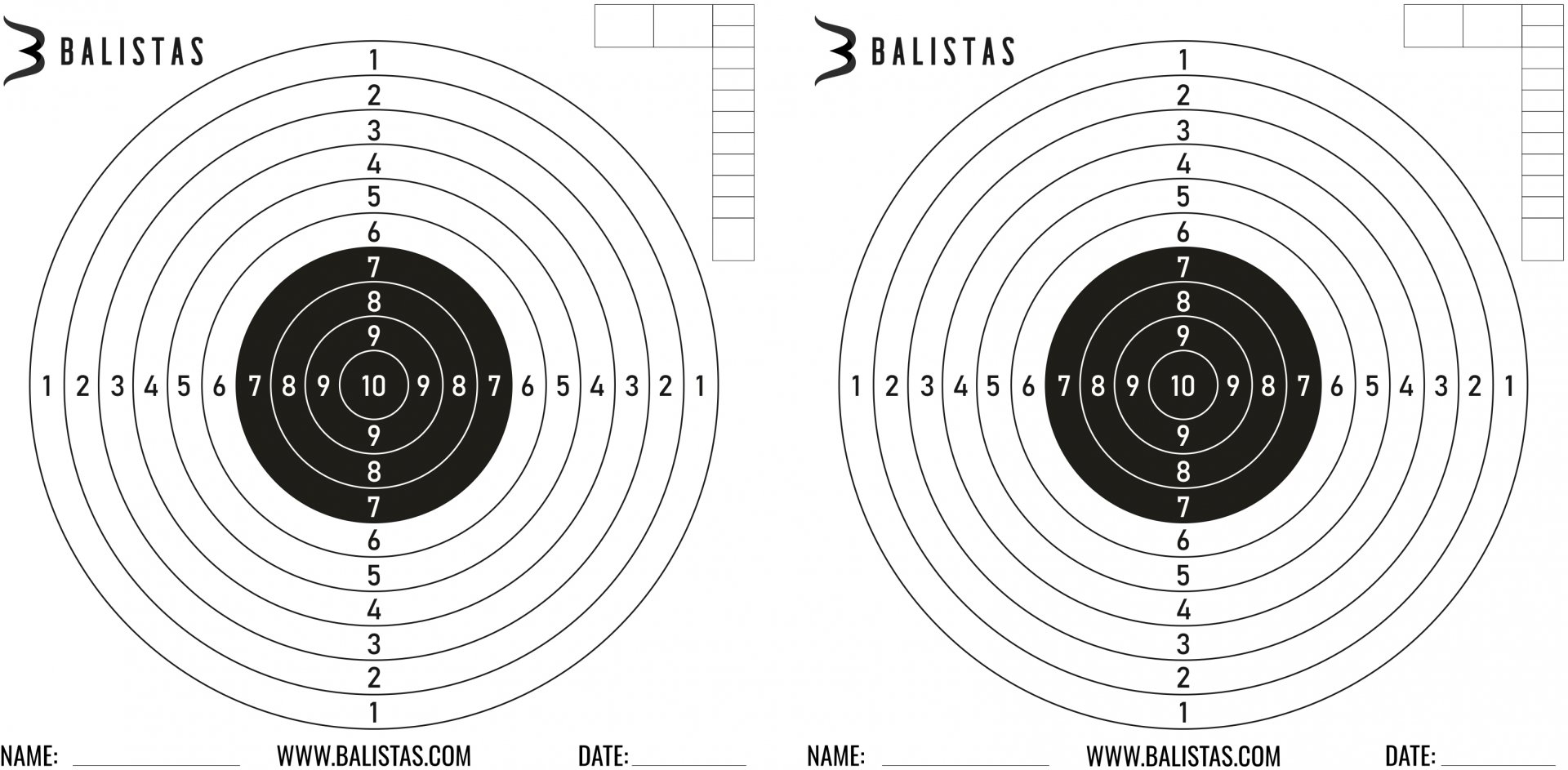 printable shooting targets pdf
