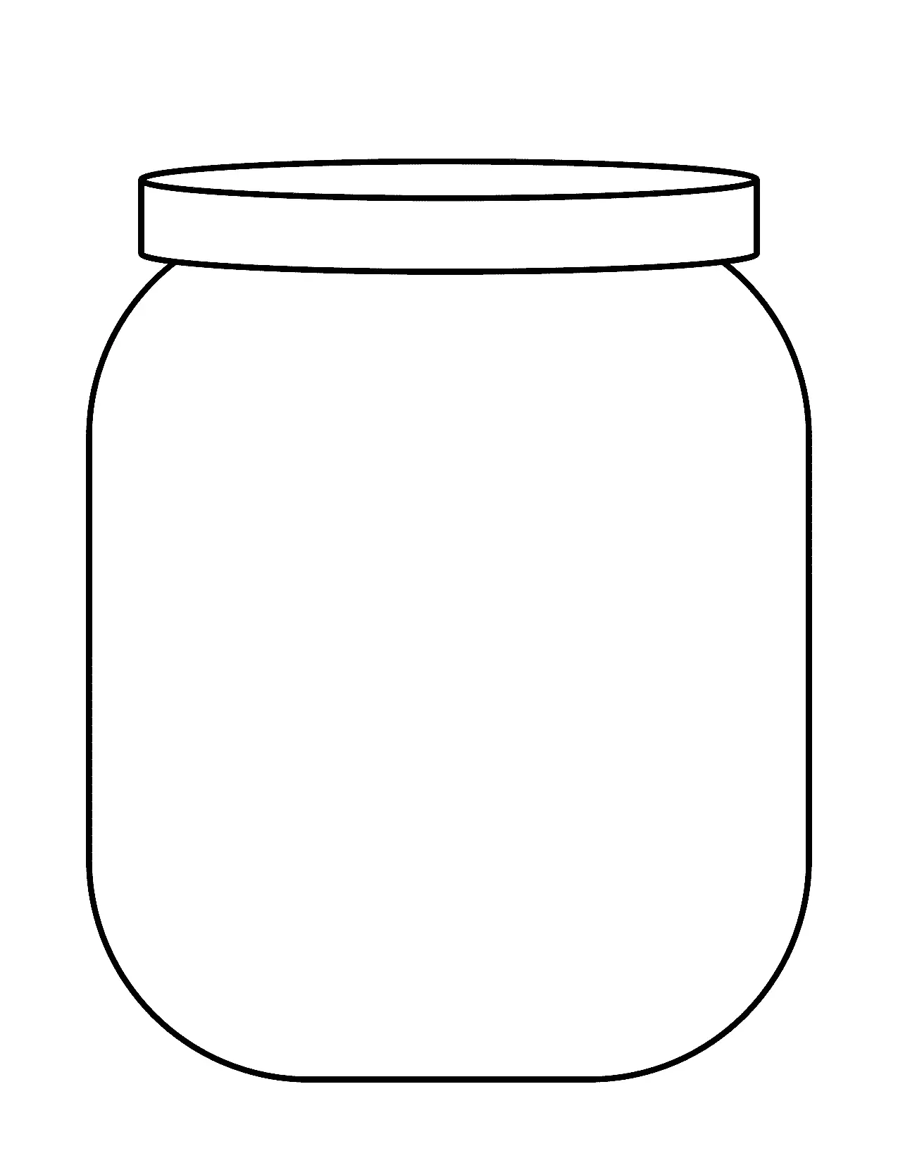 Free Editable Jar Template For Creative Learning