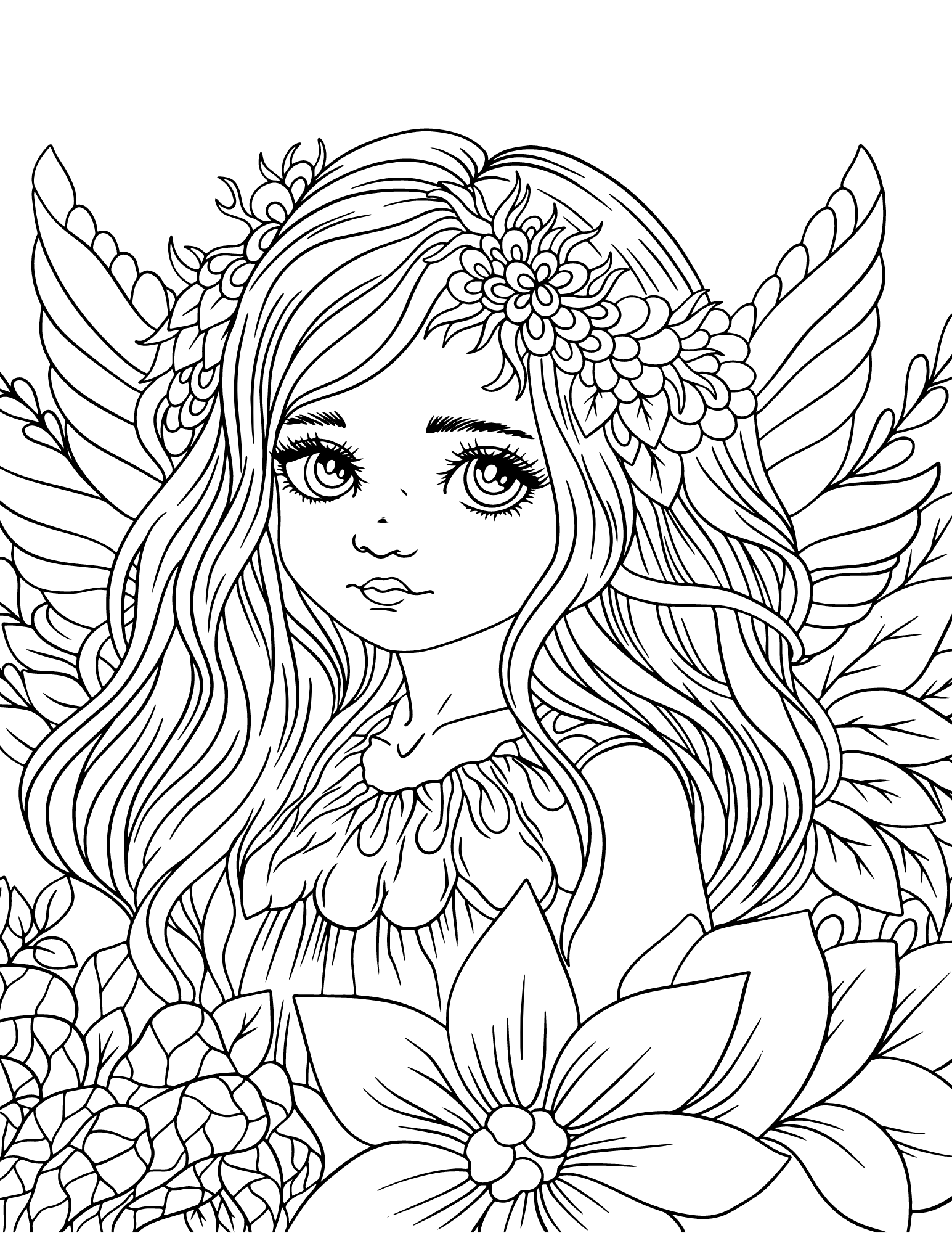 fairies coloring pages printable