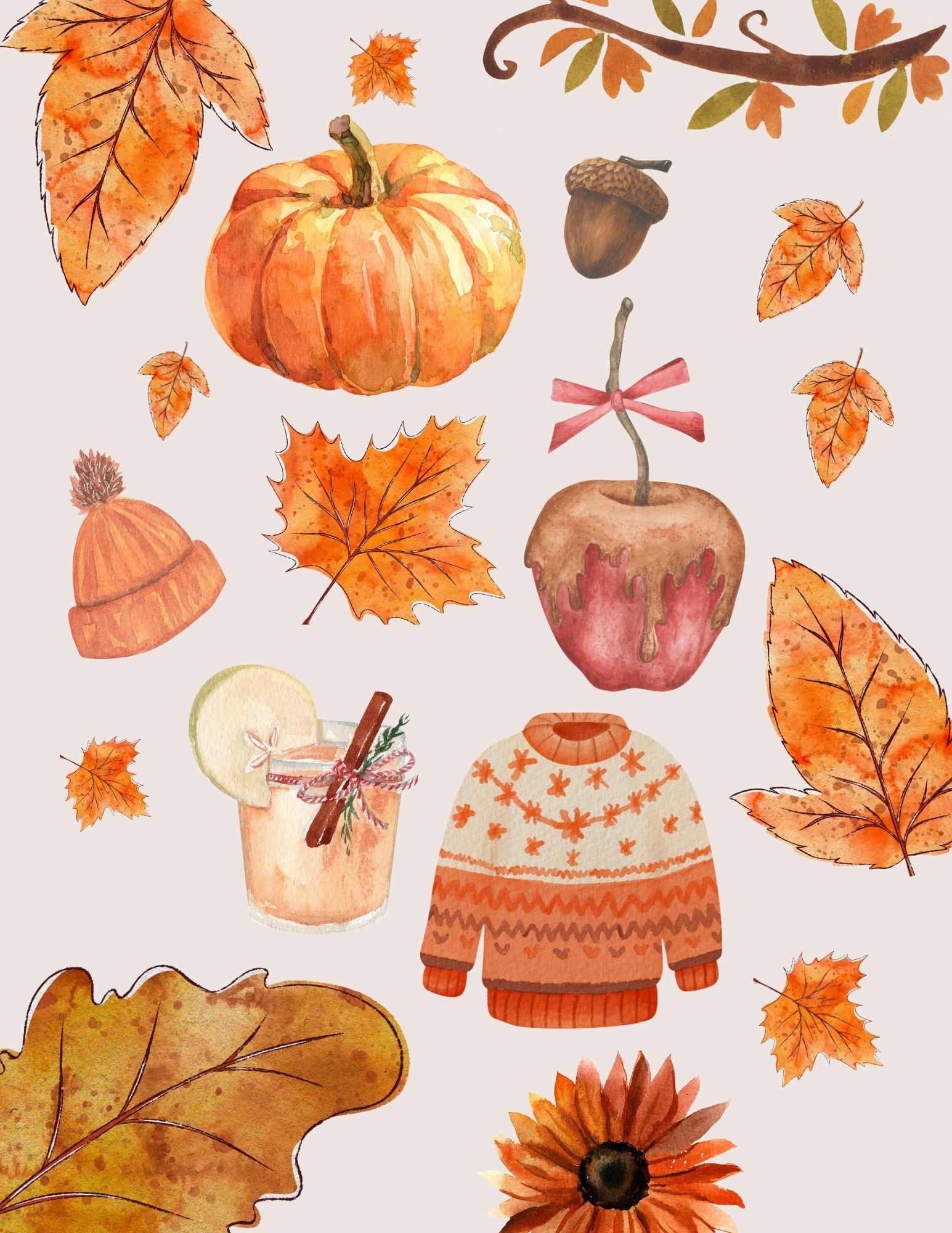 Free Fall Printable Decor Handmade Farmhouse