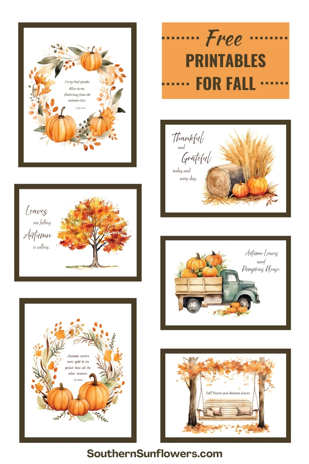 free fall printables