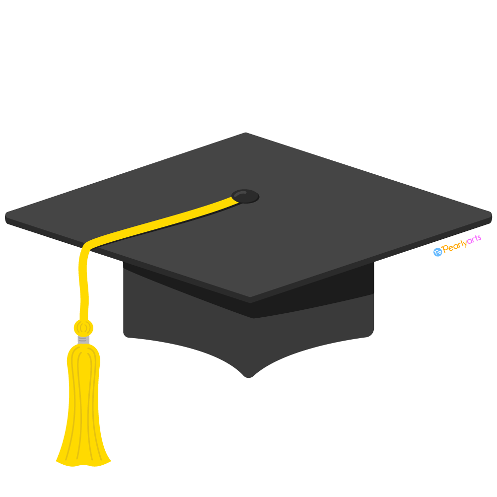 FREE Graduation Cap Clipart Royalty free Pearly Arts