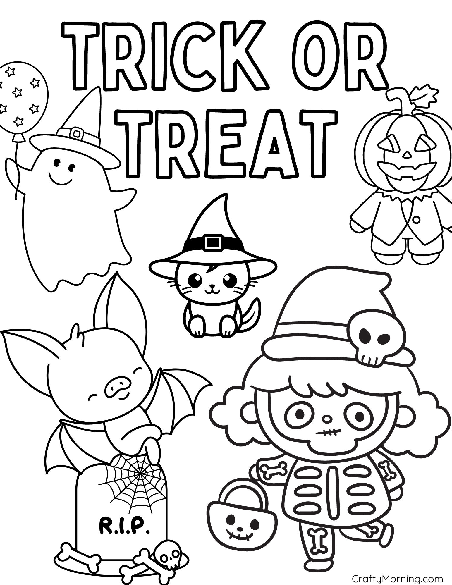 halloween pics to color