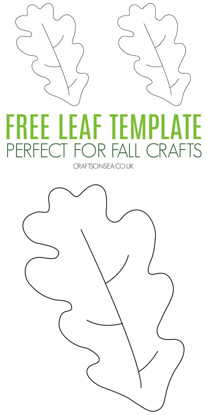 leaves template free printable