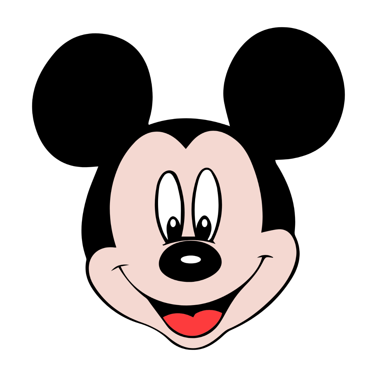 printable mickey mouse template