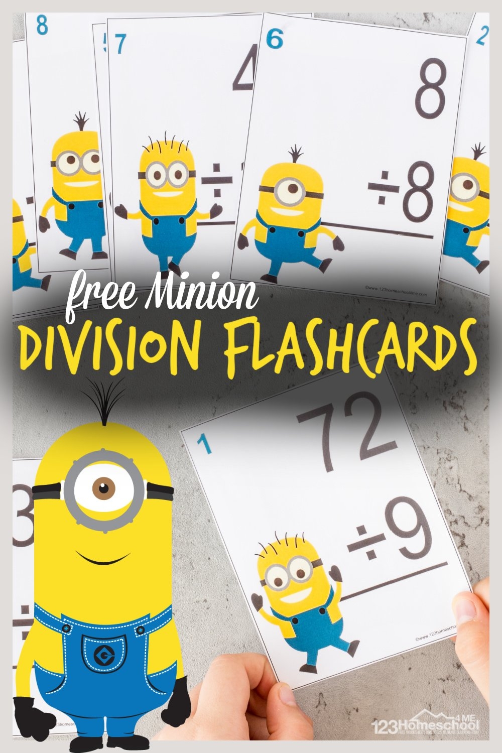 division flash cards printable pdf